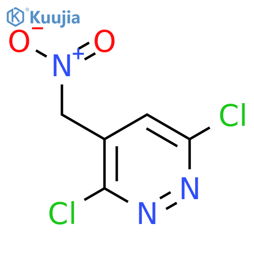 3,6-dichloro-4-(nitromethyl)pyridazine structure