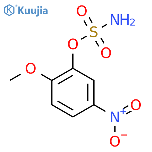 2-methoxy-5-nitrophenyl sulfamate structure