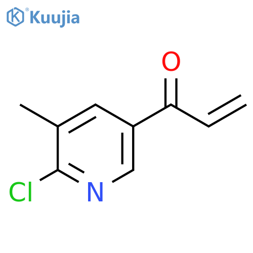 1-(6-chloro-5-methylpyridin-3-yl)prop-2-en-1-one structure