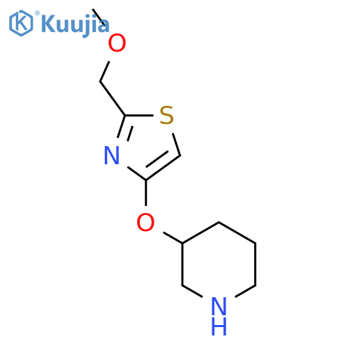 3-{2-(methoxymethyl)-1,3-thiazol-4-yloxy}piperidine structure