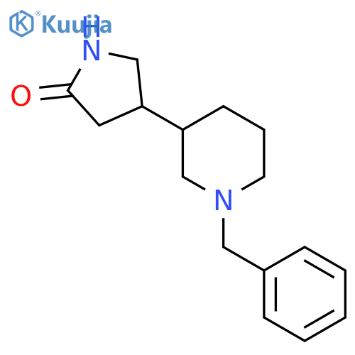 4-(1-benzylpiperidin-3-yl)pyrrolidin-2-one structure