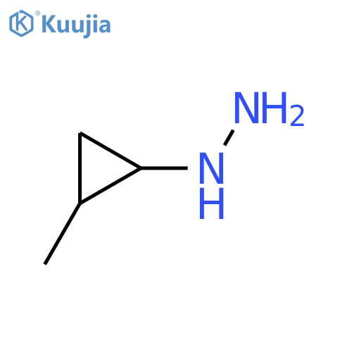 (2-methylcyclopropyl)hydrazine structure