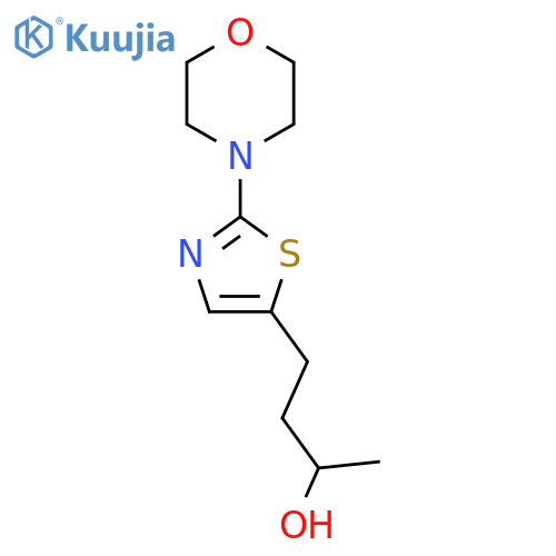 4-2-(morpholin-4-yl)-1,3-thiazol-5-ylbutan-2-ol structure
