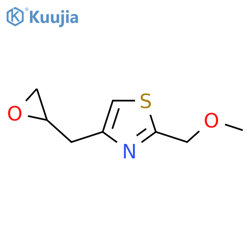 2-(methoxymethyl)-4-(oxiran-2-yl)methyl-1,3-thiazole structure