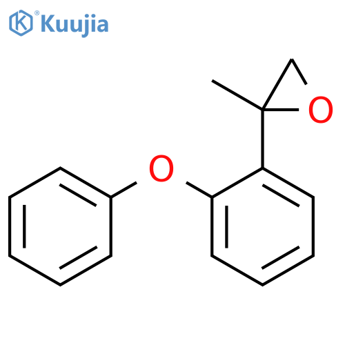 2-methyl-2-(2-phenoxyphenyl)oxirane structure