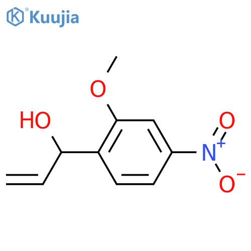 1-(2-methoxy-4-nitrophenyl)prop-2-en-1-ol structure