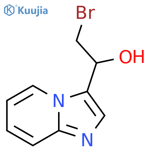 2-bromo-1-{imidazo1,2-apyridin-3-yl}ethan-1-ol structure