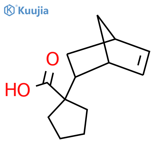 1-{bicyclo2.2.1hept-5-en-2-yl}cyclopentane-1-carboxylic acid structure