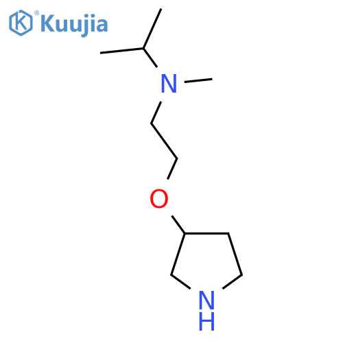 methyl(propan-2-yl)2-(pyrrolidin-3-yloxy)ethylamine structure