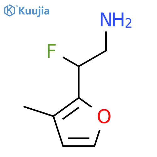 2-fluoro-2-(3-methylfuran-2-yl)ethan-1-amine structure