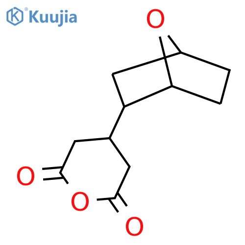 4-{7-oxabicyclo2.2.1heptan-2-yl}oxane-2,6-dione structure