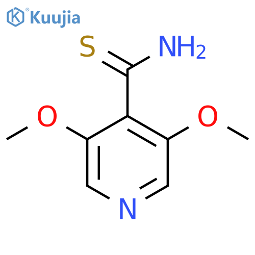 3,5-dimethoxypyridine-4-carbothioamide structure