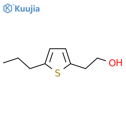 2-(5-propylthiophen-2-yl)ethan-1-ol structure