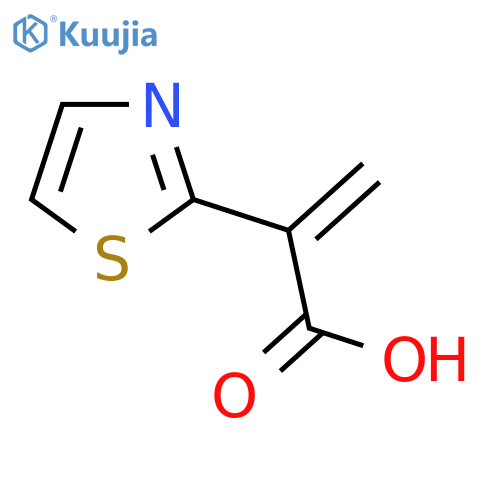 2-(1,3-thiazol-2-yl)prop-2-enoic acid structure