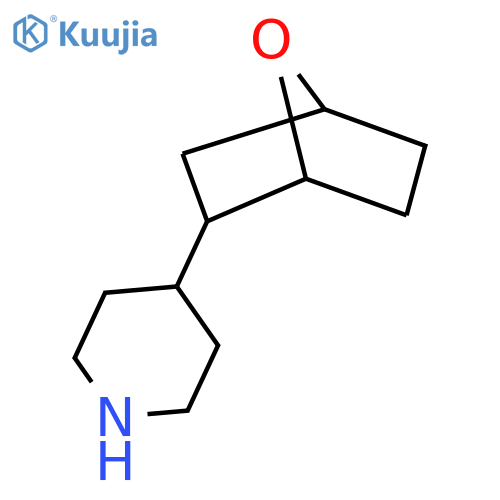 4-{7-oxabicyclo2.2.1heptan-2-yl}piperidine structure