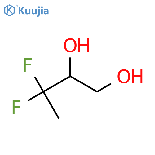 3,3-difluorobutane-1,2-diol structure