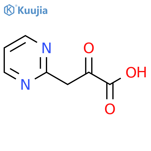 2-oxo-3-(pyrimidin-2-yl)propanoic acid structure