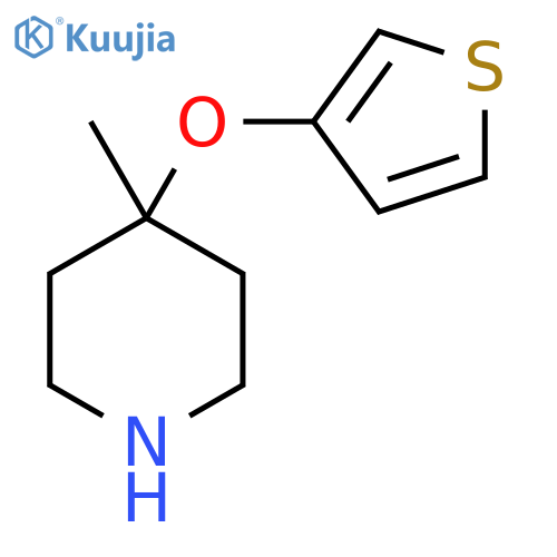 4-methyl-4-(thiophen-3-yloxy)piperidine structure