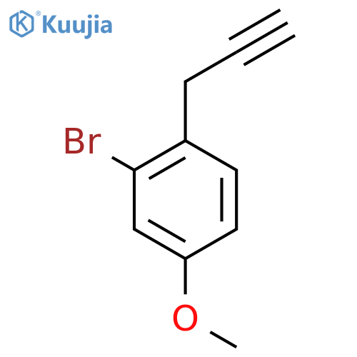 2-bromo-4-methoxy-1-(prop-2-yn-1-yl)benzene structure