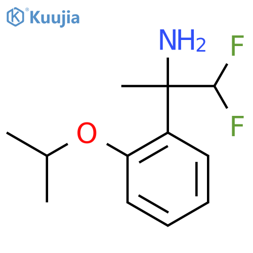 1,1-difluoro-2-2-(propan-2-yloxy)phenylpropan-2-amine structure