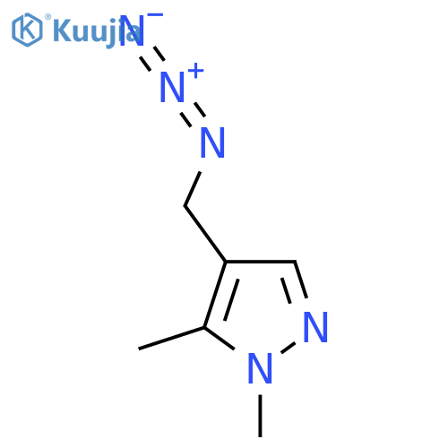 4-(azidomethyl)-1,5-dimethyl-1H-pyrazole structure