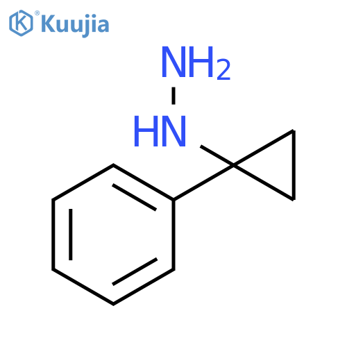 (1-phenylcyclopropyl)hydrazine structure