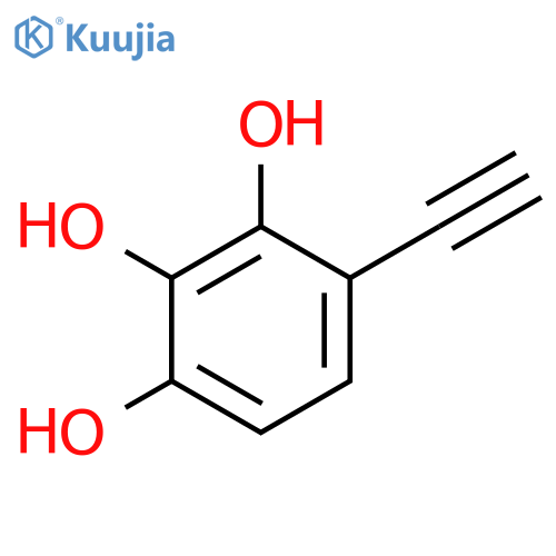 4-ethynylbenzene-1,2,3-triol structure
