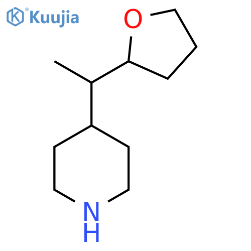 4-1-(oxolan-2-yl)ethylpiperidine structure