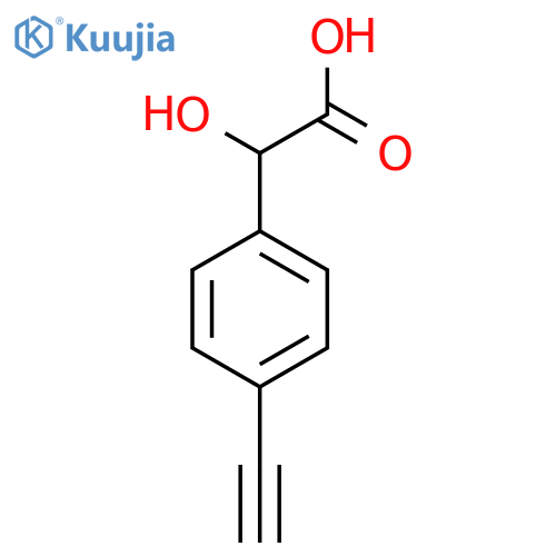2-(4-Ethynylphenyl)-2-hydroxyacetic acid structure
