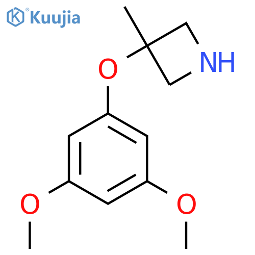 3-(3,5-dimethoxyphenoxy)-3-methylazetidine structure