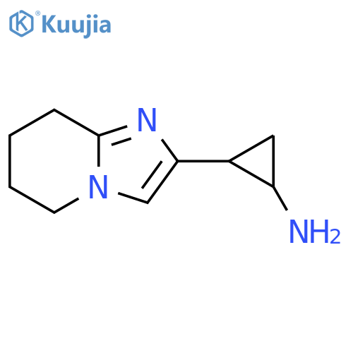 2-{5H,6H,7H,8H-imidazo1,2-apyridin-2-yl}cyclopropan-1-amine structure