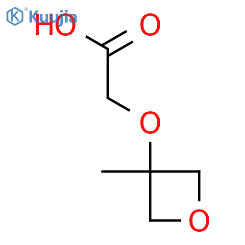 2-(3-methyloxetan-3-yl)oxyacetic acid structure