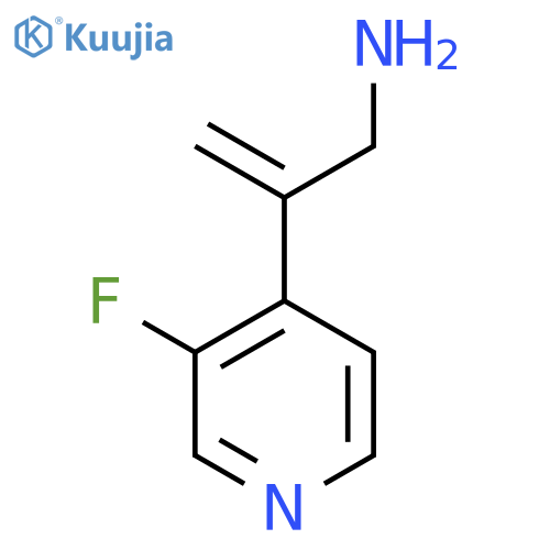 2-(3-fluoropyridin-4-yl)prop-2-en-1-amine structure