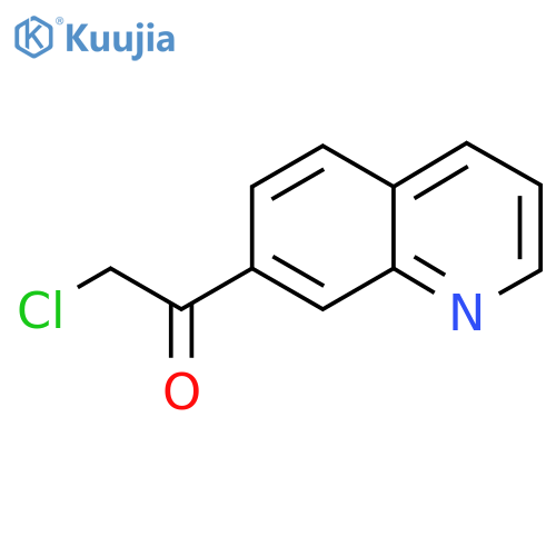 2-chloro-1-(quinolin-7-yl)ethan-1-one structure