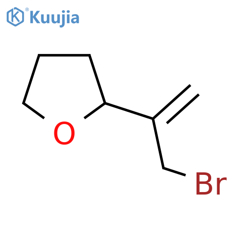 2-(3-bromoprop-1-en-2-yl)oxolane structure