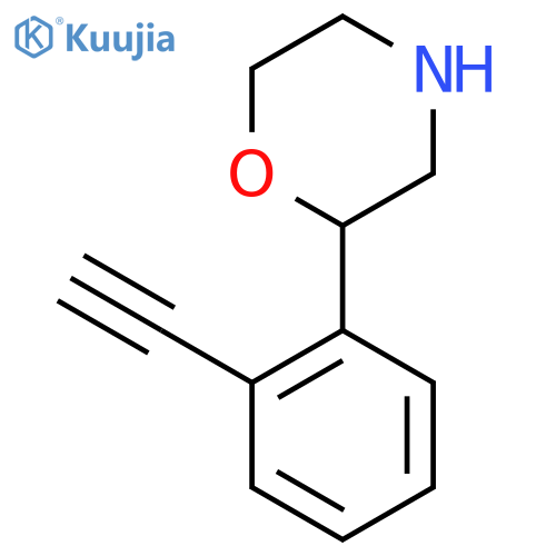 2-(2-ethynylphenyl)morpholine structure