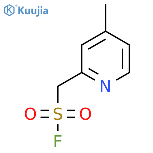 (4-methylpyridin-2-yl)methanesulfonyl fluoride structure