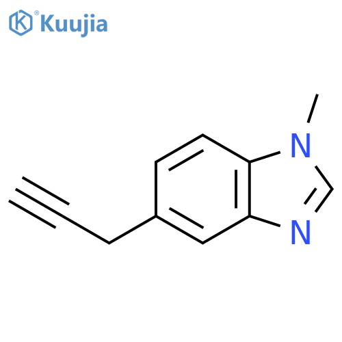 1-methyl-5-(prop-2-yn-1-yl)-1H-1,3-benzodiazole structure
