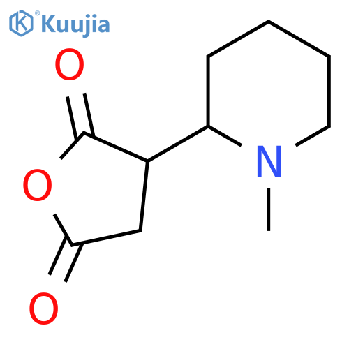 3-(1-methylpiperidin-2-yl)oxolane-2,5-dione structure