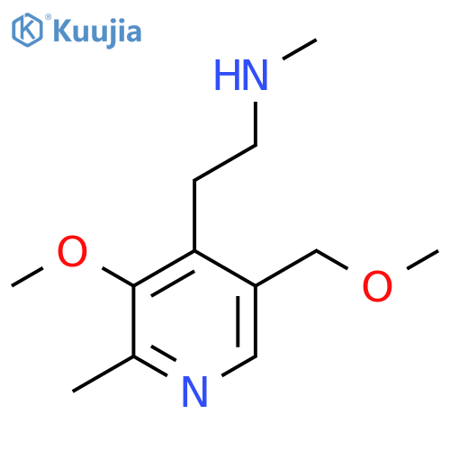 {2-3-methoxy-5-(methoxymethyl)-2-methylpyridin-4-ylethyl}(methyl)amine structure