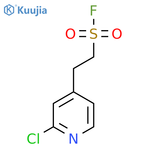 2-(2-chloropyridin-4-yl)ethane-1-sulfonyl fluoride structure