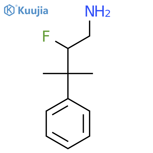 2-fluoro-3-methyl-3-phenylbutan-1-amine structure
