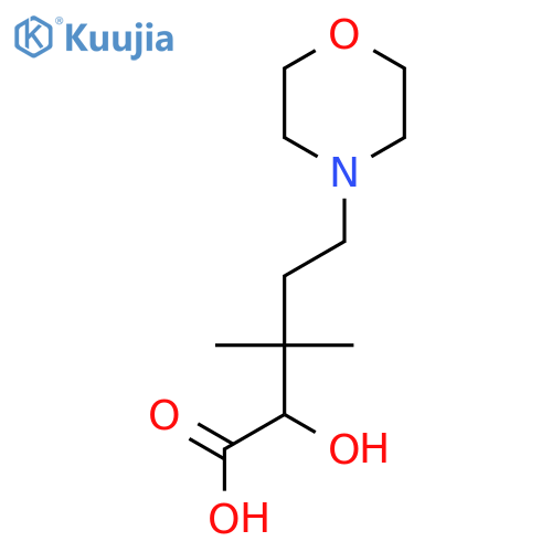 2-hydroxy-3,3-dimethyl-5-(morpholin-4-yl)pentanoic acid structure