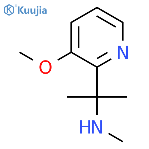 2-(3-methoxypyridin-2-yl)propan-2-yl(methyl)amine structure