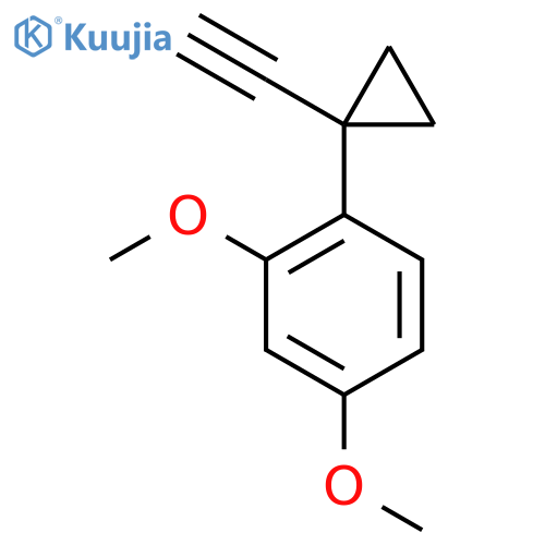 1-(1-Ethynylcyclopropyl)-2,4-dimethoxybenzene structure