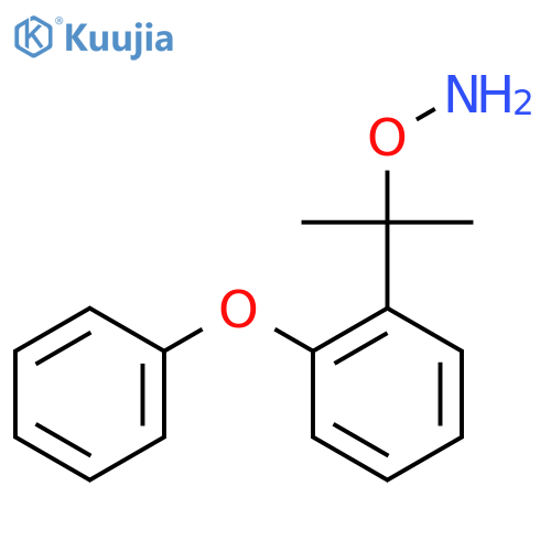 O-2-(2-phenoxyphenyl)propan-2-ylhydroxylamine structure