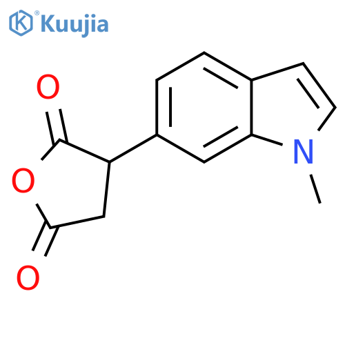 3-(1-methyl-1H-indol-6-yl)oxolane-2,5-dione structure