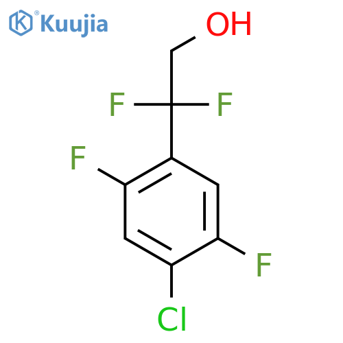 2-(4-chloro-2,5-difluorophenyl)-2,2-difluoroethan-1-ol structure