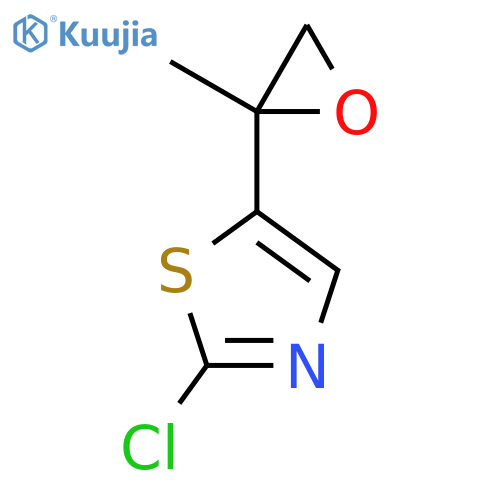 2-chloro-5-(2-methyloxiran-2-yl)-1,3-thiazole structure