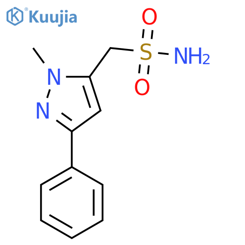 (1-methyl-3-phenyl-1H-pyrazol-5-yl)methanesulfonamide structure